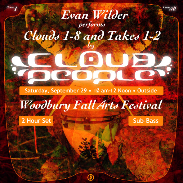 Evan Wilder Performs Cloud People At Fall Arts Festival, Woodbury NJ